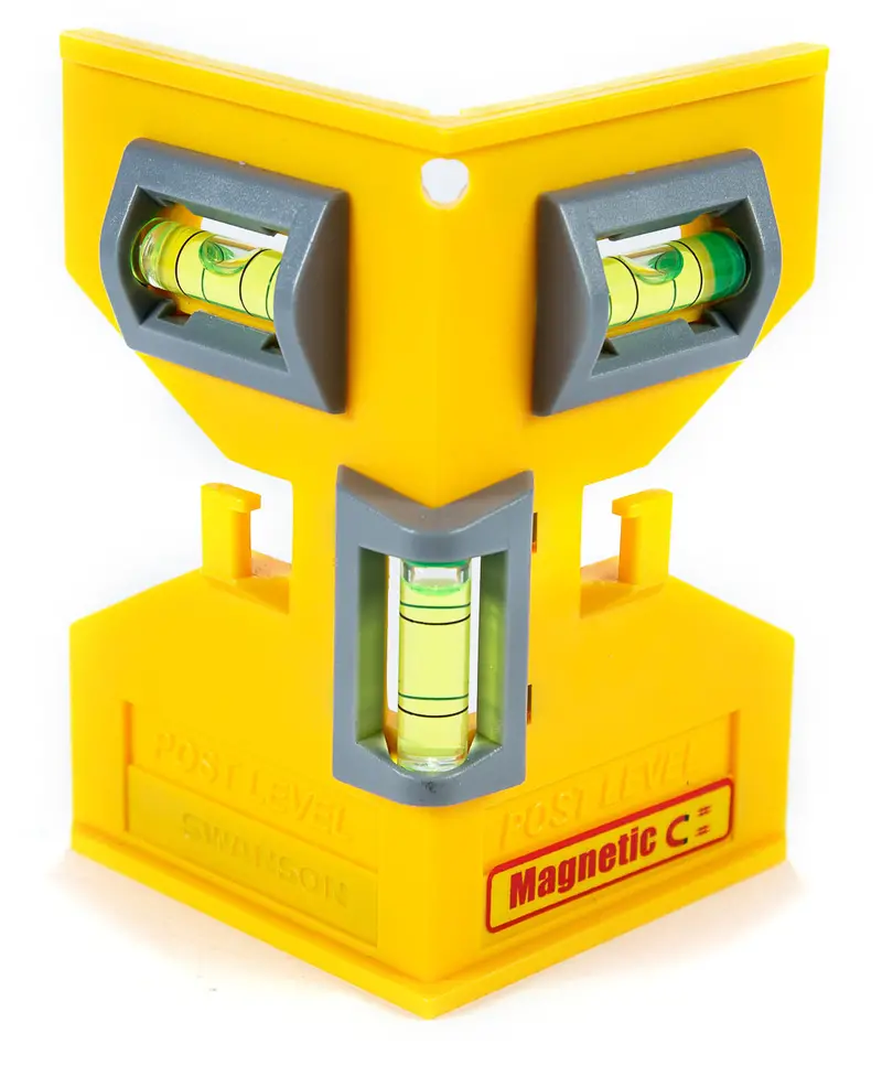 Swanson® Magnetic Post Level With Dual Vials And Strong Magnet 1