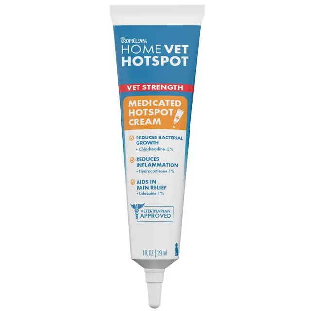 Tropiclean Homevet Hot Spot Soothing Cream For Dogs 1
