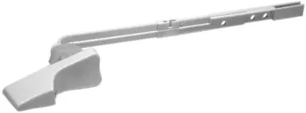 Universal Toilet Tank Lever Trim Kit – White Finish 1