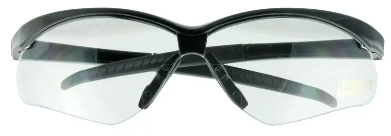 Walkers Gwpsglclr Shooting Glasses – Clear Crosshair Polycarbonate Lenses, Black Frame 1