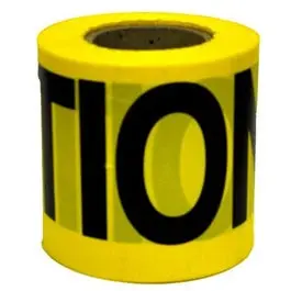 Weather-Resistant Caution Tape – Yellow, 3" X 300' 1