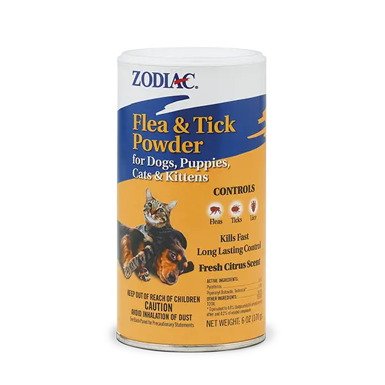 Zodiac Flea & Tick Powder For Dogs, Puppies, Cats, And Kittens – Natural Formula 1