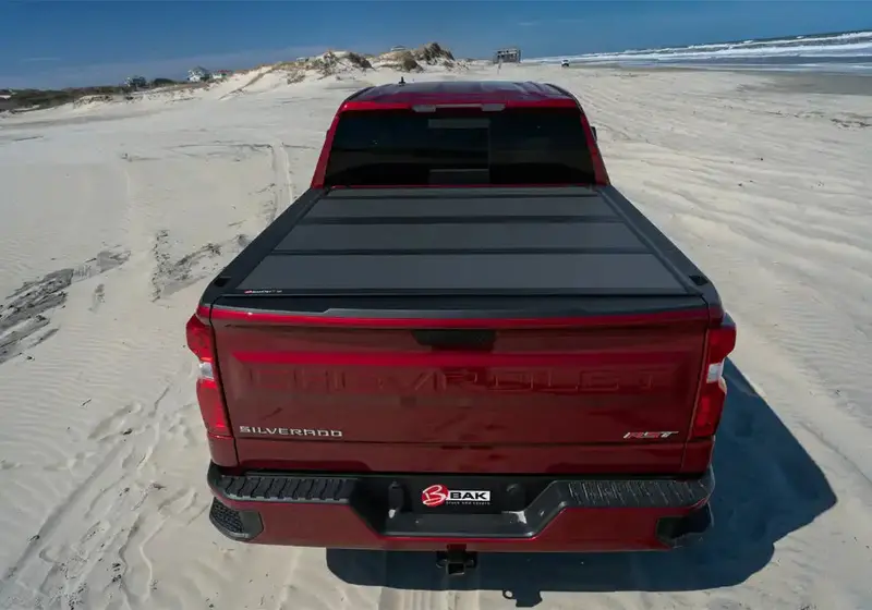 Bakflip Mx4 Hard Folding Tonneau Cover – Designed For 2022–2023 Nissan Frontier (5' Bed), With Or Without Utili-Track 1