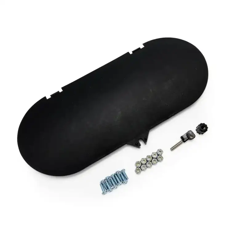 Camco Propane Tank Cover Lid Replacement – Single-Tank Black Hard Plastic (Model 40567) 1