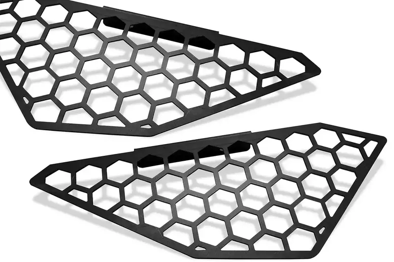 Fab Fours M4950-1 Vengeance Side Light Mesh Insert Cover For D6051/D6052 Steel Bumpers 1