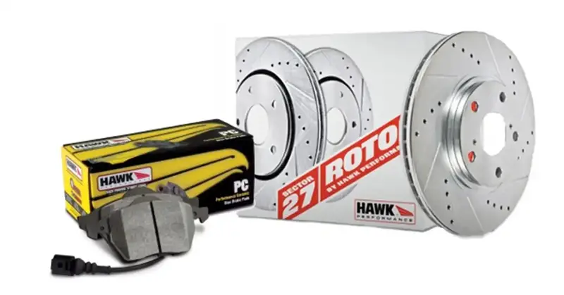 Hawk Performance Sector 27 Brake Kit – Front, Includes Performance Ceramic Pads (Hk4196.509Z) 1