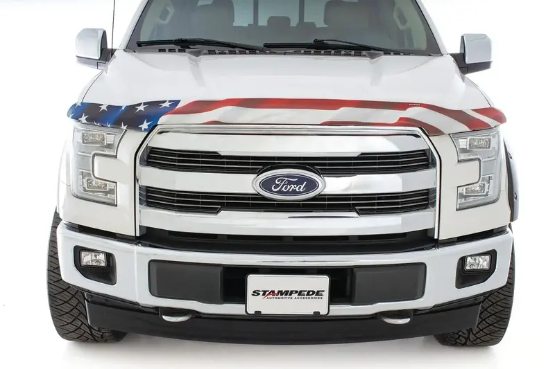 Stampede Vigilante Premium Hood Protector With American Flag Design – Model 2153-41 1